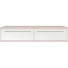 Туалетный столик без зеркала Shtabe Royal 5210 эко (зефир/р.золото)