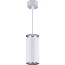 Подвесная люстра Elektrostandard DLS021 9+4W 4200К (белый матовый/серебро)