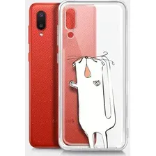 Чехол для телефона BoraSCO ArtWorks для Samsung Galaxy A02 51362 (прозрачный/рисунок)