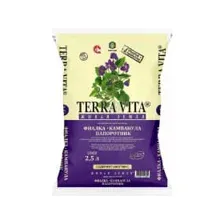 Почвогрунт Terra Vita Живая земля Фиалка-Кампанула-Папоротник 2,5 л