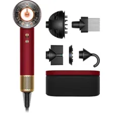 Фен Dyson HD16 Supersonic Nural Curly+Coily (евровилка, красный бархат/золотой)