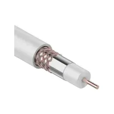 Кабель коаксиальный REXANT RG-6UCu Cu/Al/Cu 64 75 Ом 100 м белый