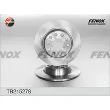 Тормозной диск FENOX TB215278 полный , задняя ось