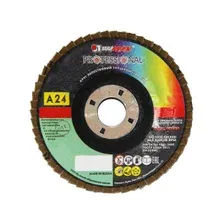 Круг лепестковый 125х22,2 мм P24 плоский LUGAABRASIV Professional КЛТ1