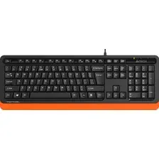 Клавиатура A4Tech Fstyler FKS10 (черный/оранжевый)