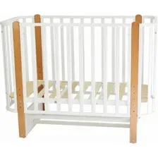Детская кроватка СКВ 394001-6 (белый/бук)