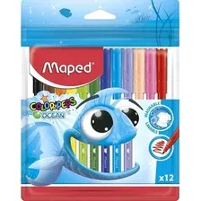 Фломастеры Maped Color Peps Ocean 845720 (12шт)