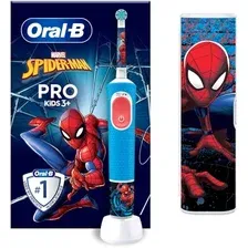 Электрическая зубная щетка Oral-B Vitality Pro Kids D103.413.2KX Spiderman с футляром