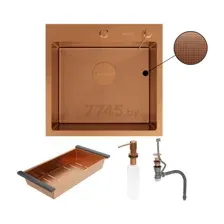 Мойка стальная ROXEN Simple 560220-50BR-GR