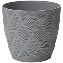 Вазон Form-Plastic Flow Petit Recycled 23 5026-040 (платина)