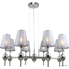 Подвесная люстра Escada Elegy 2106/8S E14*40W Nickel