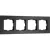 Рамка Werkel AluMax W0043508 (черный алюминий)