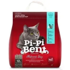 Наполнитель для туалета Pi-Pi-Bent Морской бриз (12л/5кг)