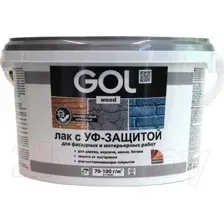 Лак GOL Wood Акриловый с УФ-защитой (900г, полуматовый)