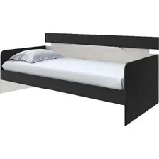 Кровать-тахта PROxSON Milton 120x190 (черный/дуб шамони светлый 124)