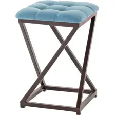 Табурет AMC Comfort 8К2.13 (кожзам, атлантик/коричневый)