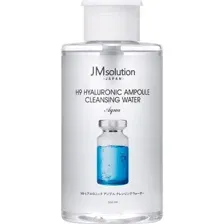 Мицеллярная вода Jmsolution H9 Hyaluronic Ampoule Cleansing Water Aqua, увлажняющая, 500 мл