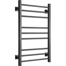 Полотенцесушитель Ростела Свирель V квадрат 500x800/9 1/2" (Ral 9005, нижнее подключение)