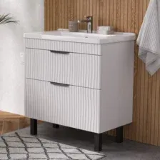 Тумба с умывальником Volna Lotty 80.2Y Миранда + Миранда 80 (напольная)