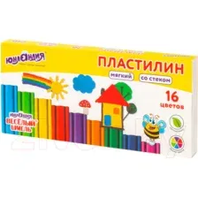 Пластилин Юнландия Веселый шмель 106673 (16 цв)