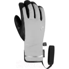 Перчатки лыжные Reusch Explorer Pro R-Tex PCR Lady Glacier / 6131201-6592 (р-р 6.5, Grey/Black)