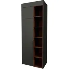 Шкаф Рэйгрупп Рэй S274-B2-WKL В2 (дуб веллингтон/кобальт/античная латунь)