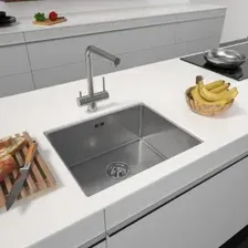 Кухонная мойка ARFEKA ECO AR 550*450 SATIN DECOR MILLET GRAINS