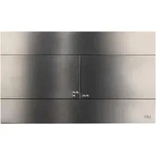 Панель смыва OLI Slim 889313 INOX (оружейный металл)