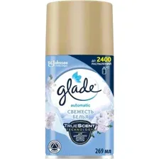 Glade освежитель воздуха automatic свежесть белья сменный баллон 269 мл