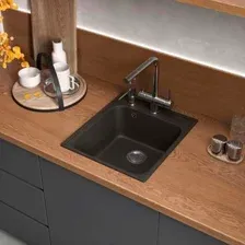 Кухонная мойка Reflexion Quadra RF0243BL