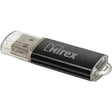 USB-накопитель Mirex Unit black, 13600-FM3UBK16, 16 ГБ