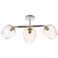 Припотолочная люстра Aitin Pro K256/3 белый/коричневый
