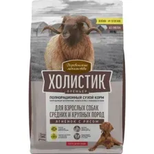 Деревенские лакомства Холистик Премьер для собак средних и крупных пород (Ягненок с рисом) 7 кг