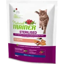 Сухой корм для кошек Trainer Natural Sterilised Корм сухой для стерилизованных кошек и кастрированных котов с лососем 300 г