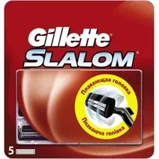 Сменные кассеты для бритья Gillette Slalom (5 шт)