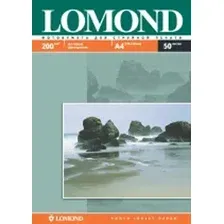 Фотобумага Lomond Матовая двухсторонняя A4 200 г/кв.м. 50 листов (0102033)
