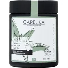 Маска для лица кремовая Carelika Shaker Prebiotic Mask Green Clay (15г)