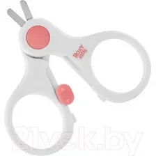 Ножницы для новорожденных Roxy-Kids RPS-001-С с замочком (коралловый)