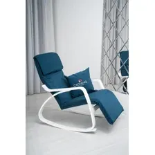 Кресло-качалка Calviano Comfort 1 синее