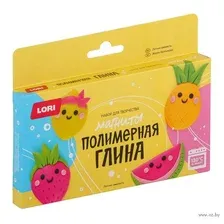 Набор для лепки из полимерной глины Магниты. Летняя свежесть