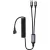 Кабель Hoco DU60 USB Type-C - USB Type-C/Lightning (1.5 м, черный)