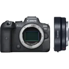 Беззеркальный фотоаппарат Canon EOS R6 Body + адаптер крепления EF-EOS R