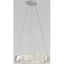 Подвесная люстра Евросвет Strotskis 101004 LED (никель хрусталь)
