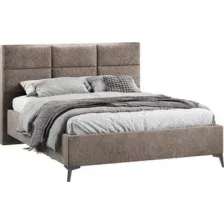 Кровать Трия каркас Делана Тип 1 160x200 (микровелюр Wellmart Latte)
