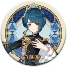 Значок miHoYo Liyue Harbour Character Can Badge Xingqiu GEN102