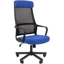 Офисное кресло CHAIRMAN 590 (черный/синий)
