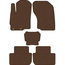 Комплект ковриков для авто Alicosta Mitsubishi Outlander III (suv / GFOW, GFOW,GGOW) 2012 - Н.В. (коричневый, сота)