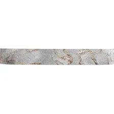 Карниз для штор LEGRAND Глэдис 7см 2м 2р с поворотами / 58139332 (мрамор/золотой)