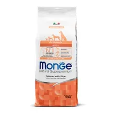 Сухой корм Monge Dog Speciality Line Monoprotein для взрослых собак всех пород, из лосося с рисом 12кг