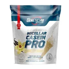 Протеин Казеиновый "Micellar Casein Pro, GeneticLab" 1000 грамм вкус ваниль